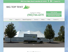 Tablet Screenshot of bigtoptent.us